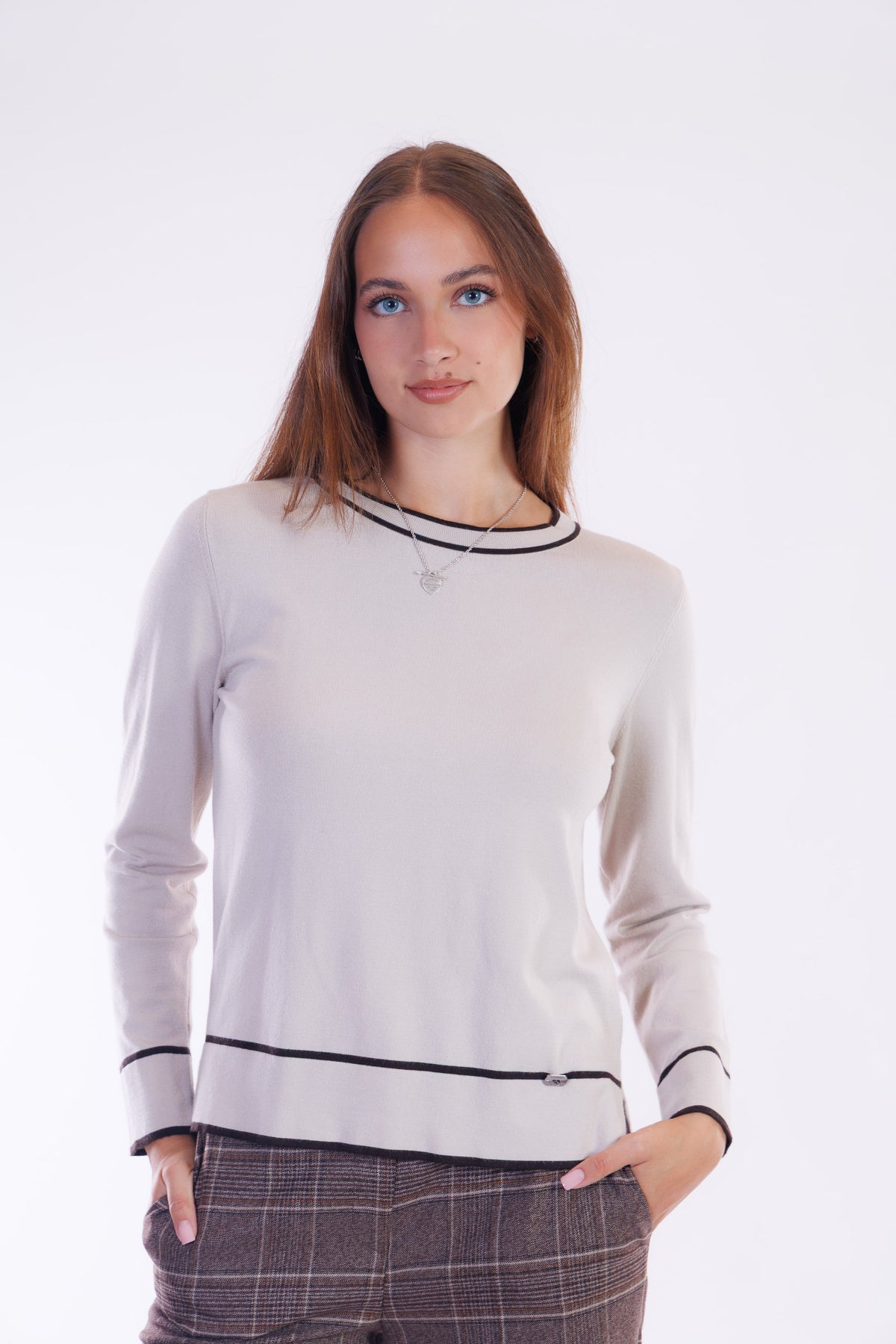 Maglia viscosa bordini