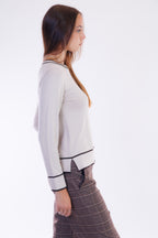 Maglia viscosa bordini
