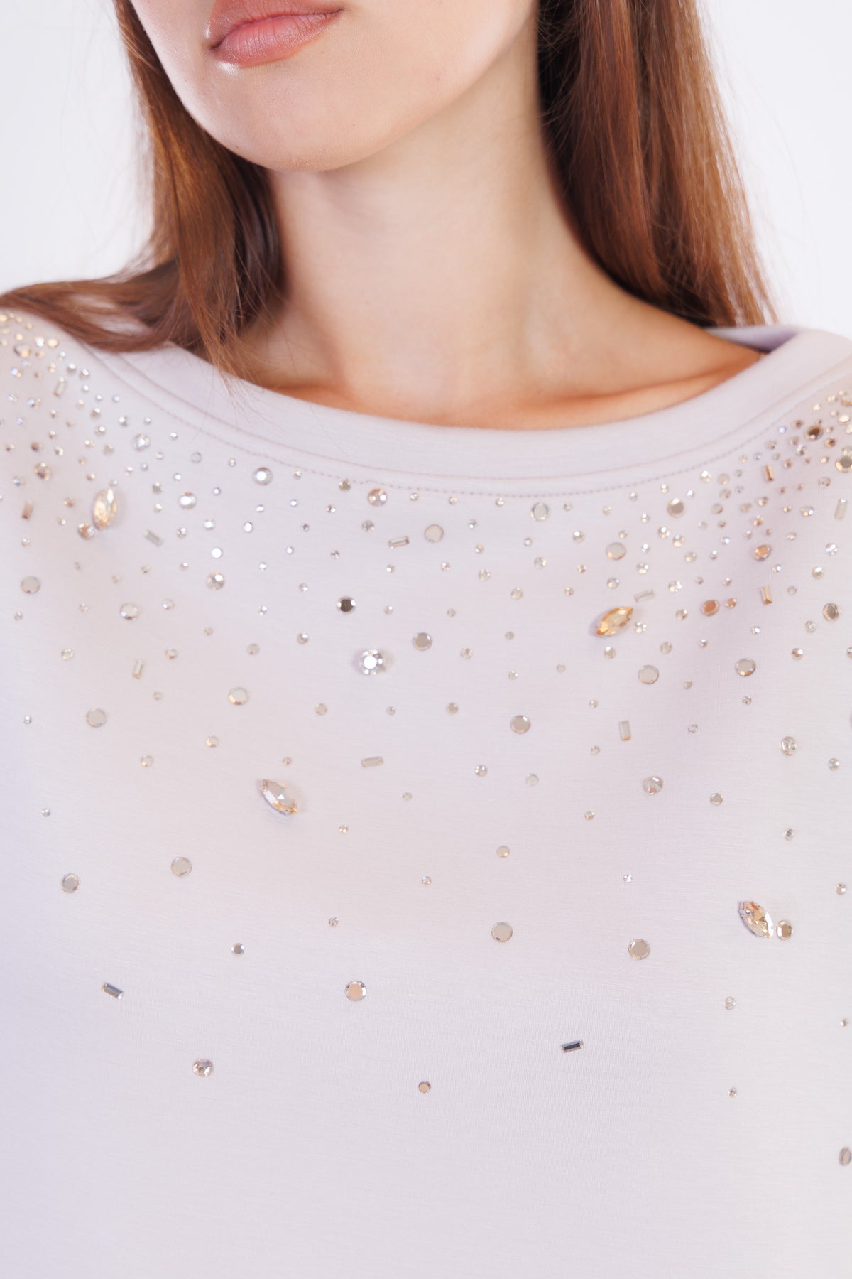 Felpa con strass