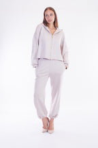 Pantalone felpa polsino