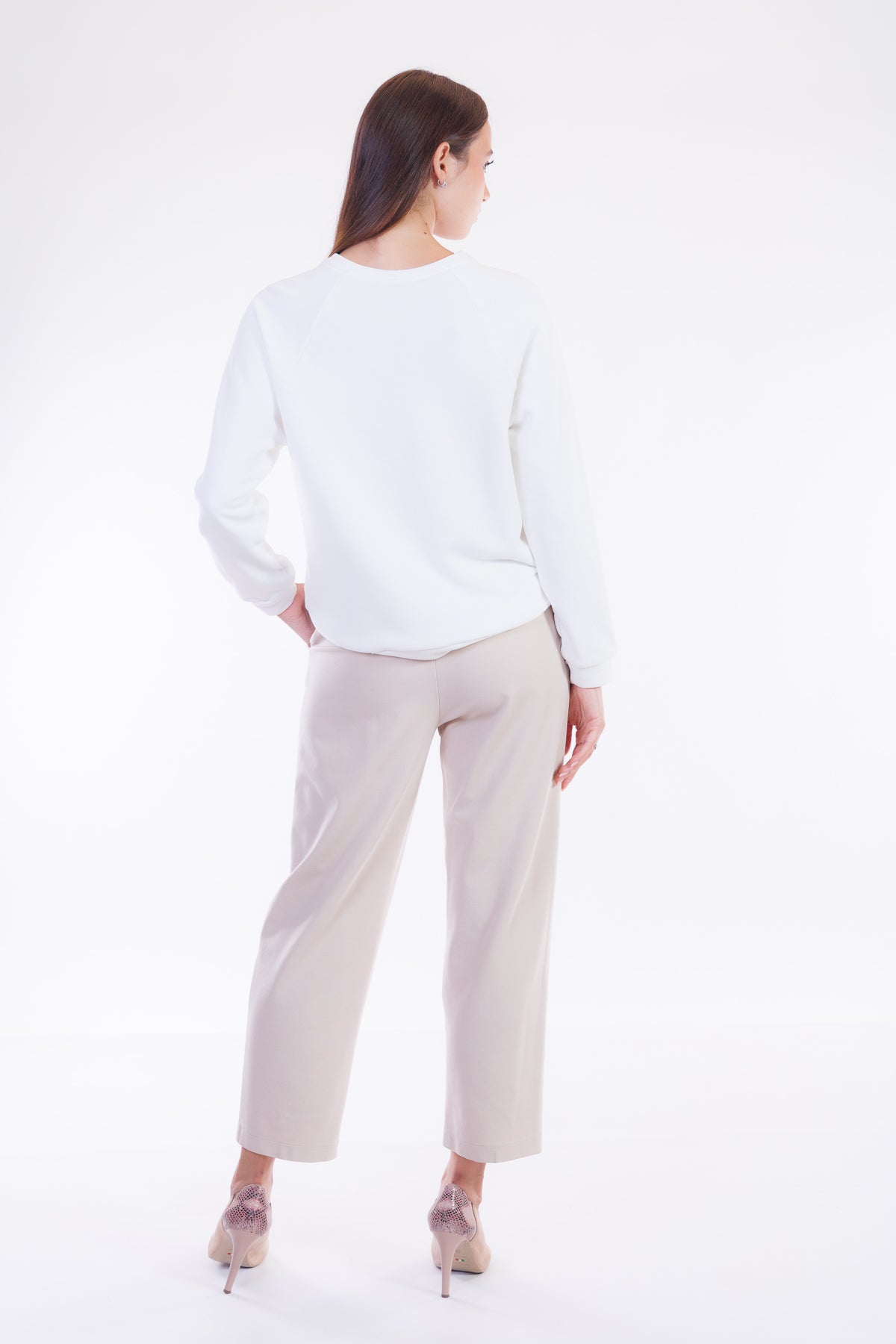 Pantalone coulisse lurex