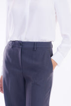 Pantalone ampio risvolto