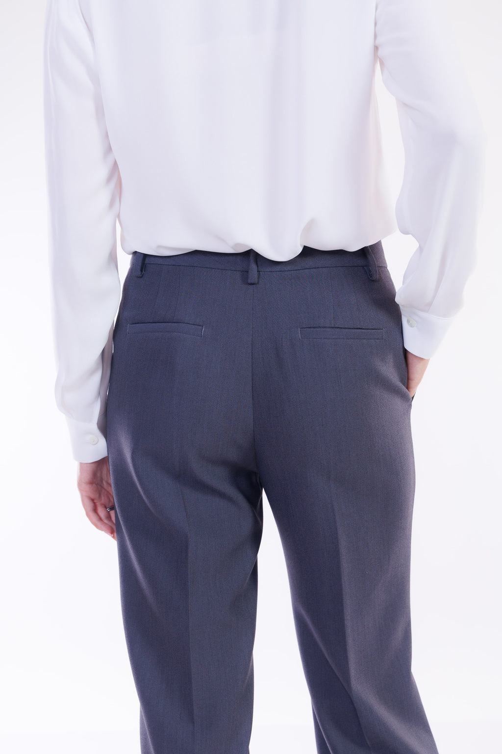 Pantalone ampio risvolto