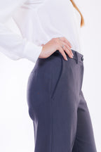 Pantalone ampio risvolto