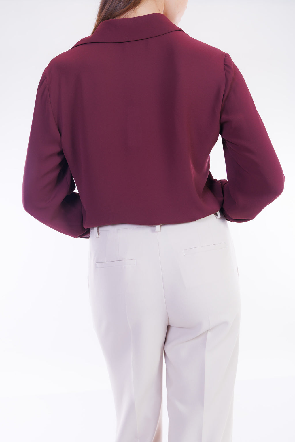 Pantalone ampio risvolto