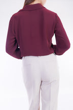 Pantalone ampio risvolto