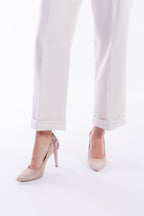 Pantalone ampio risvolto