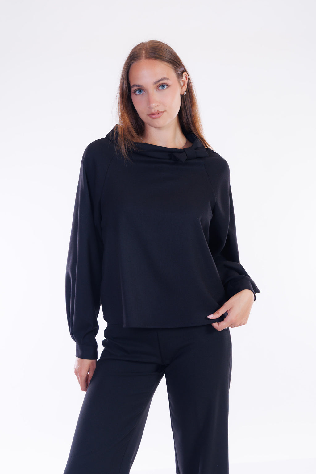 Blusa drill fiocco