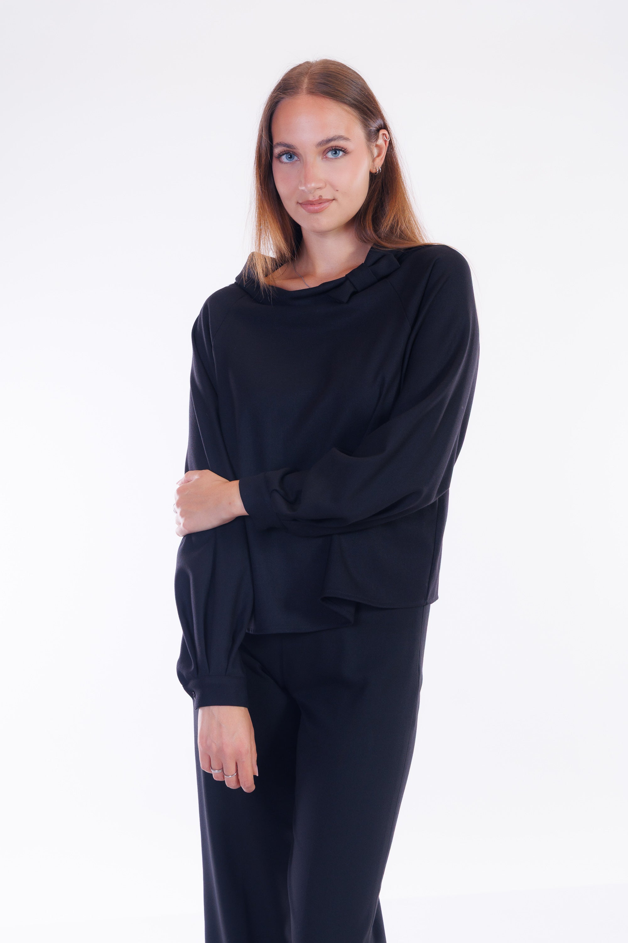 Blusa drill fiocco