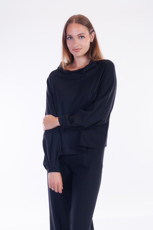 Blusa drill fiocco