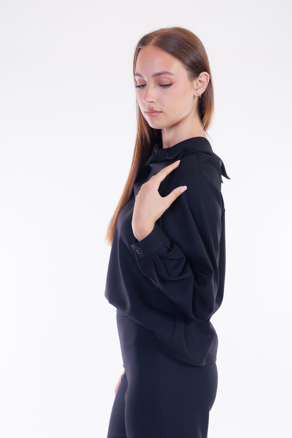 Blusa drill fiocco