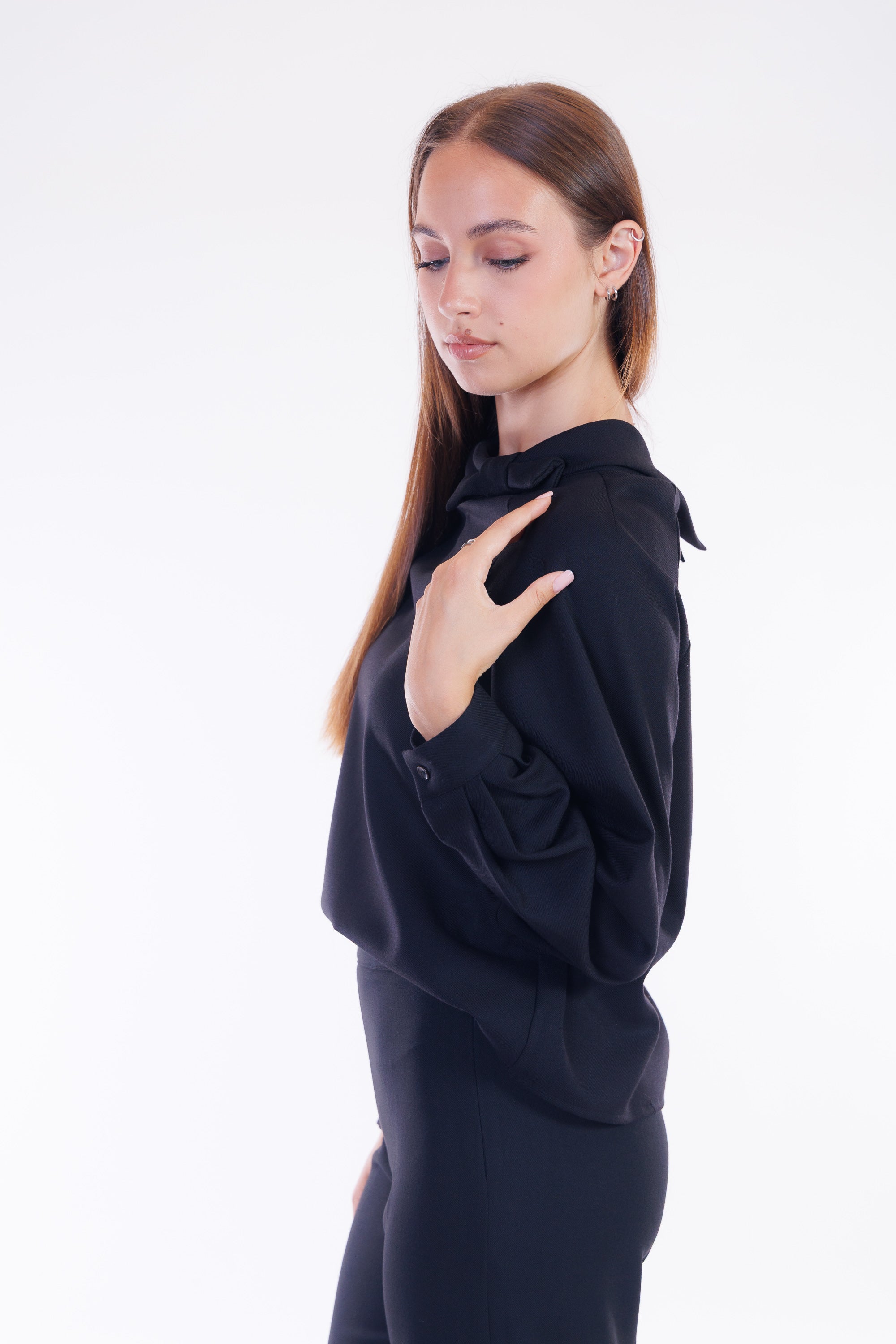 Blusa drill fiocco