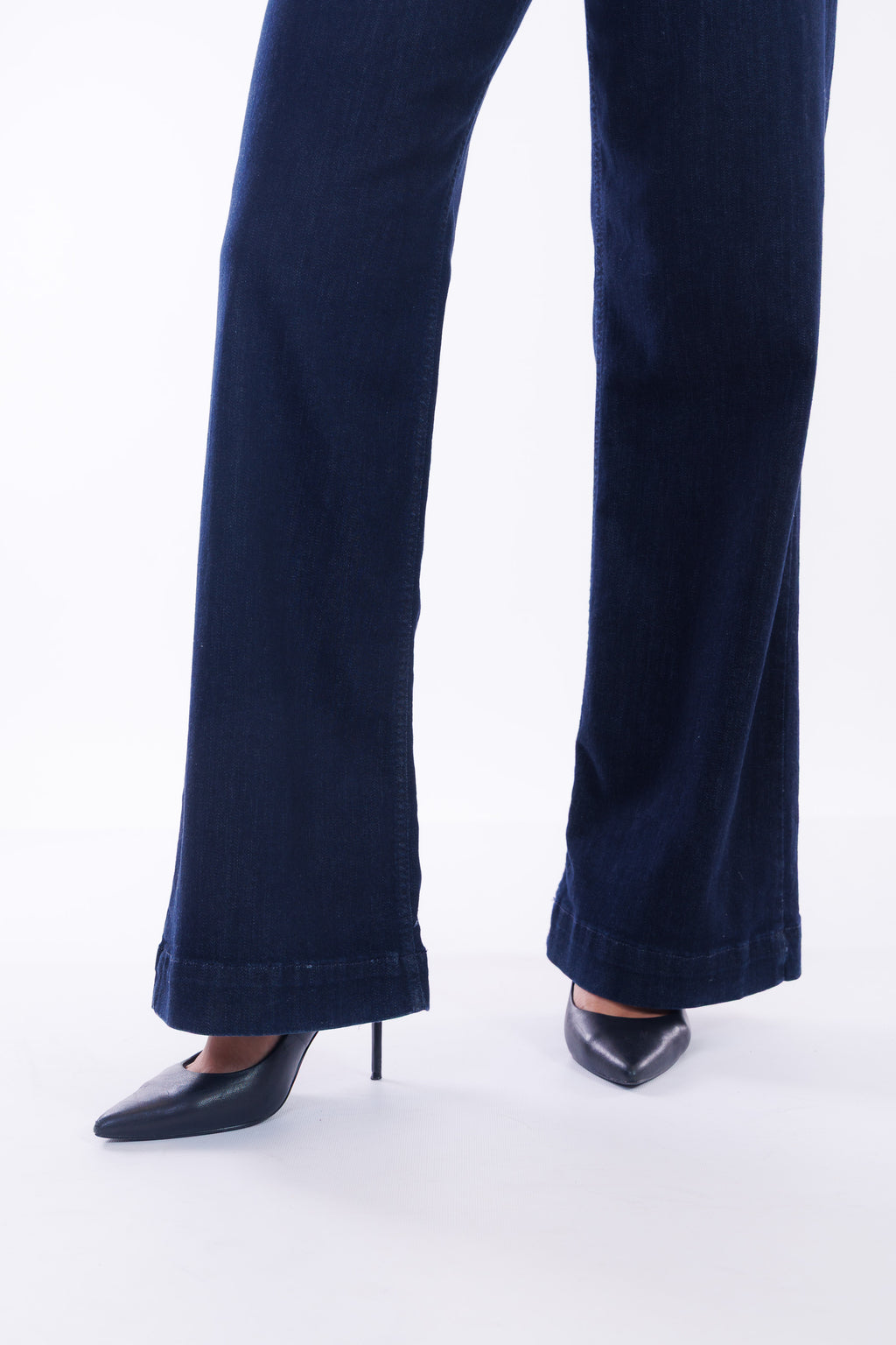Jeans palazzo denim scuro