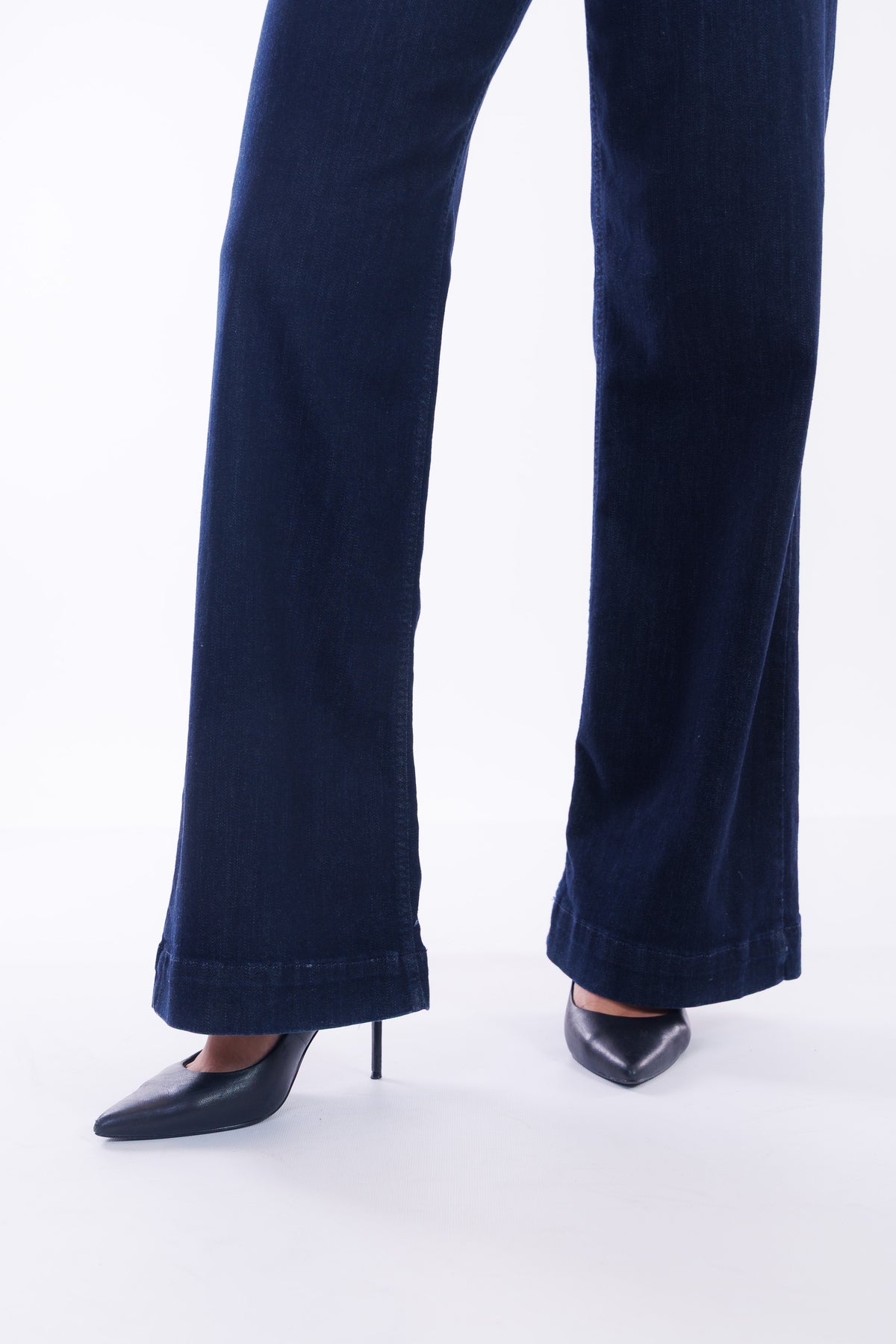 Jeans palazzo denim scuro
