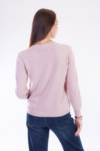 Maglia girocollo lurex