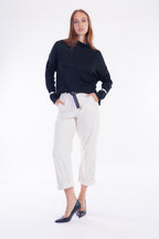 Pantalone balloon velluto