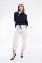 Pantalone balloon velluto