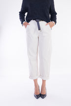 Pantalone balloon velluto