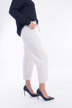 Pantalone balloon velluto