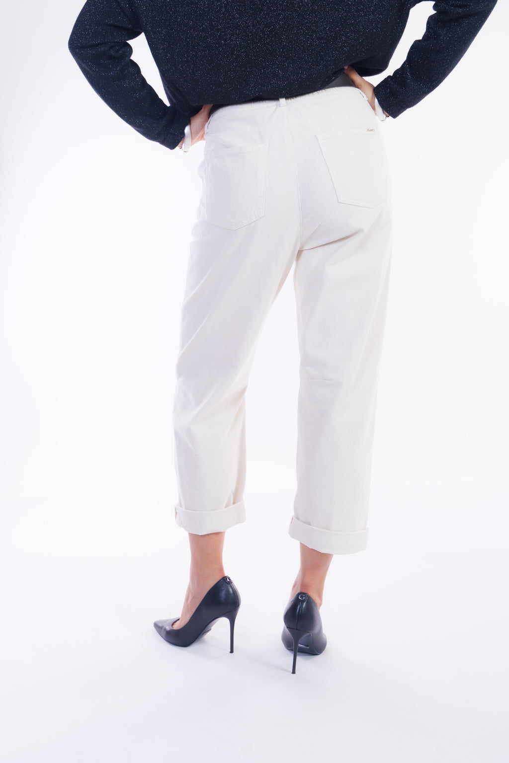 Pantalone balloon velluto