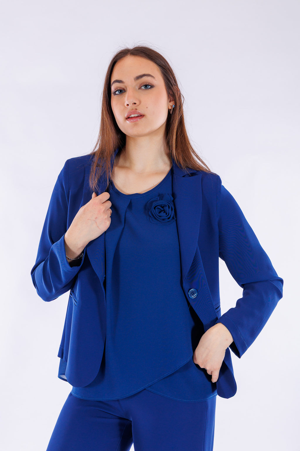 Blusa georgette fiore