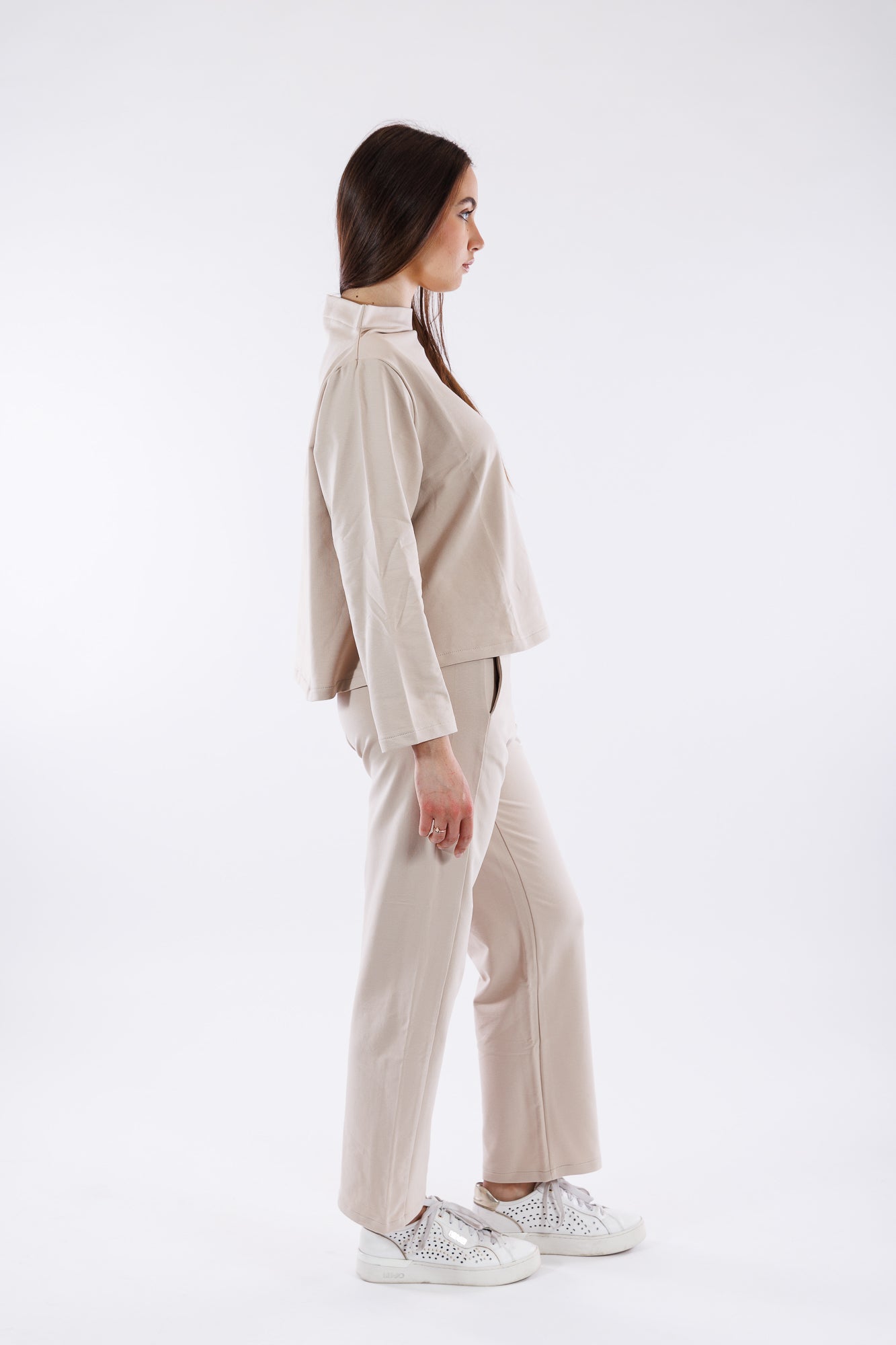 Pantalone ampio in felpa