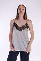 Top lingerie pois