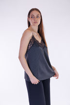 Top lingerie pois