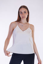 Top sottoveste raso