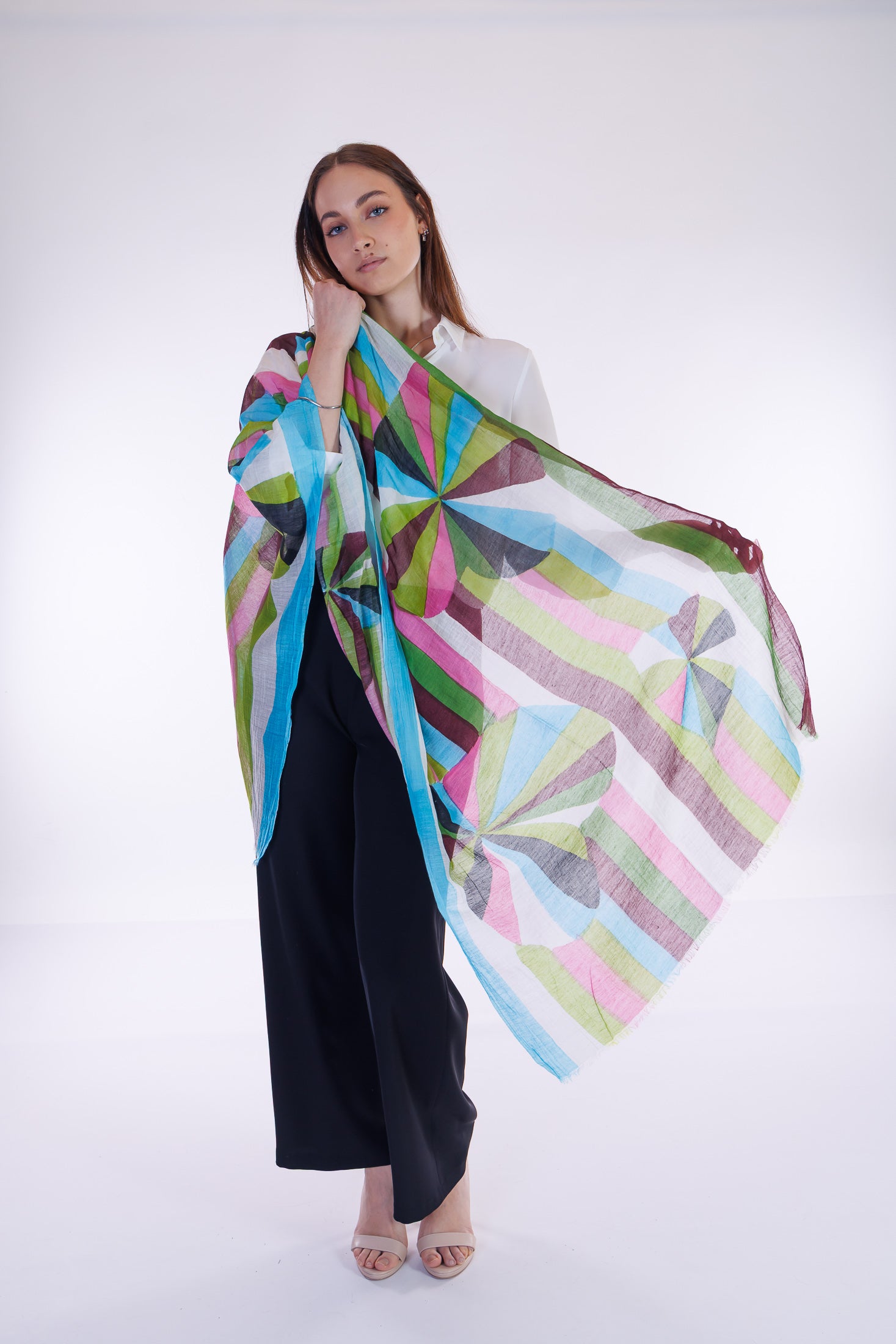 Stola dipinta a mano