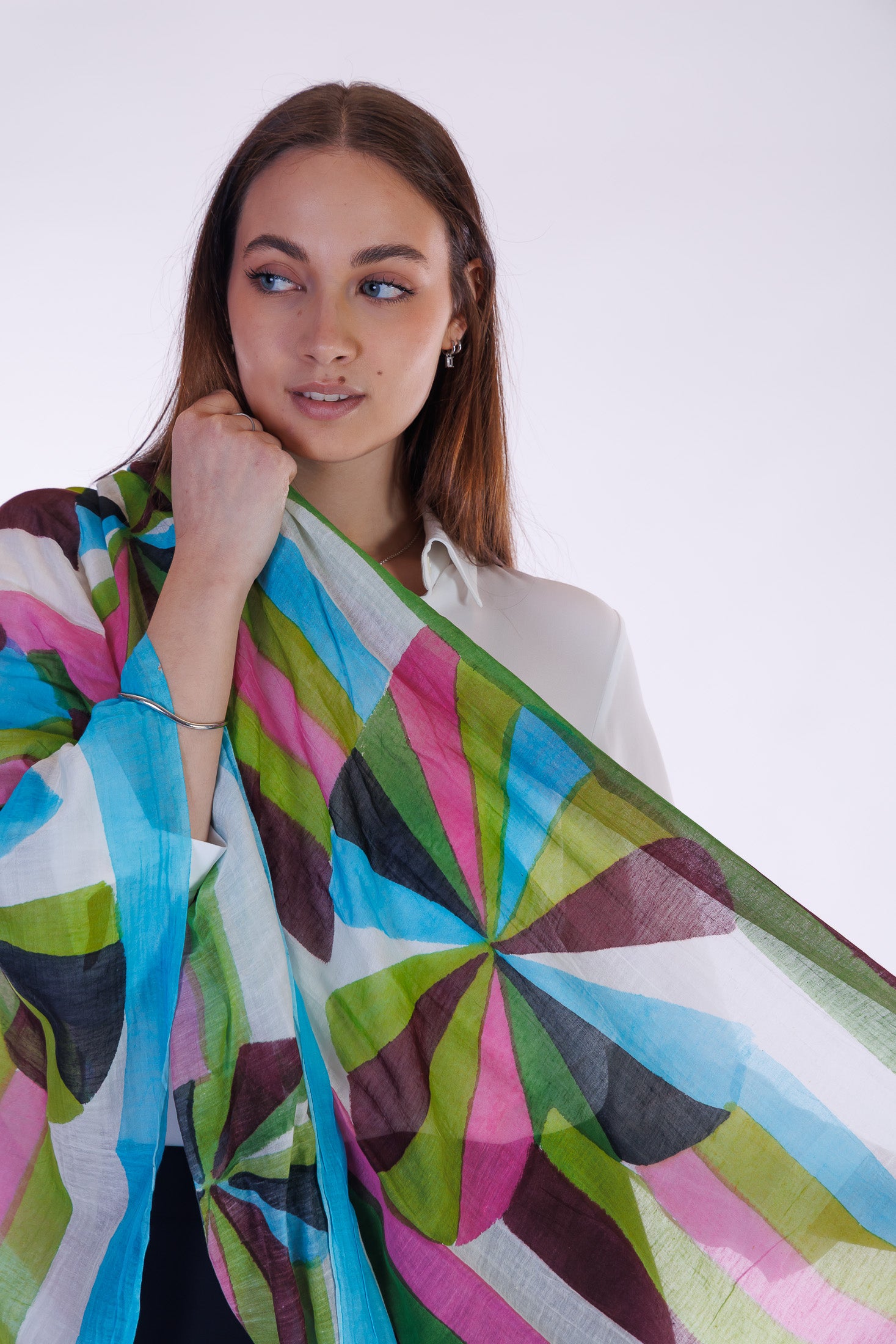 Stola dipinta a mano