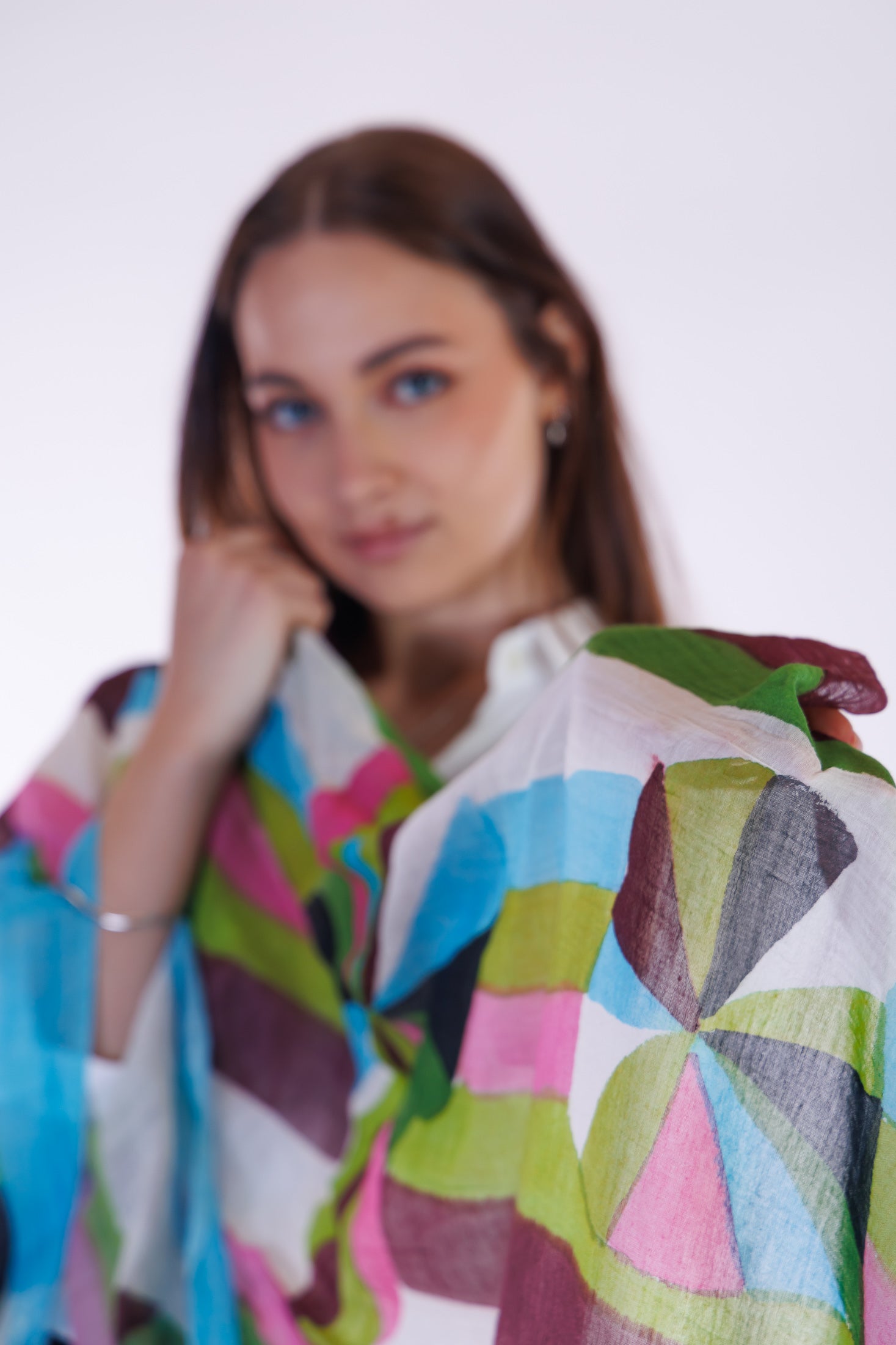 Stola dipinta a mano