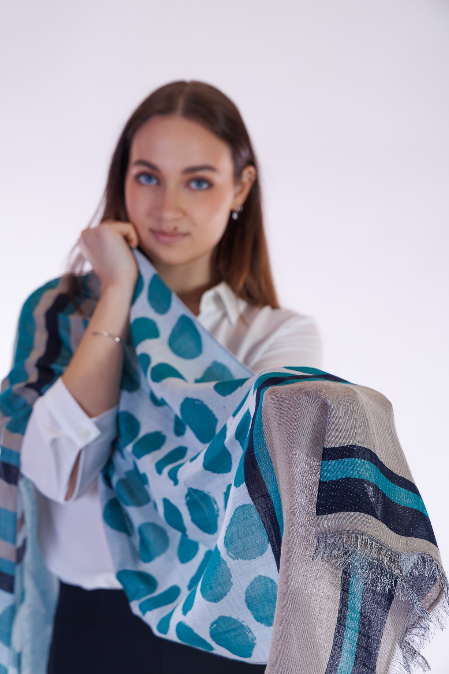 Stola maxi pois