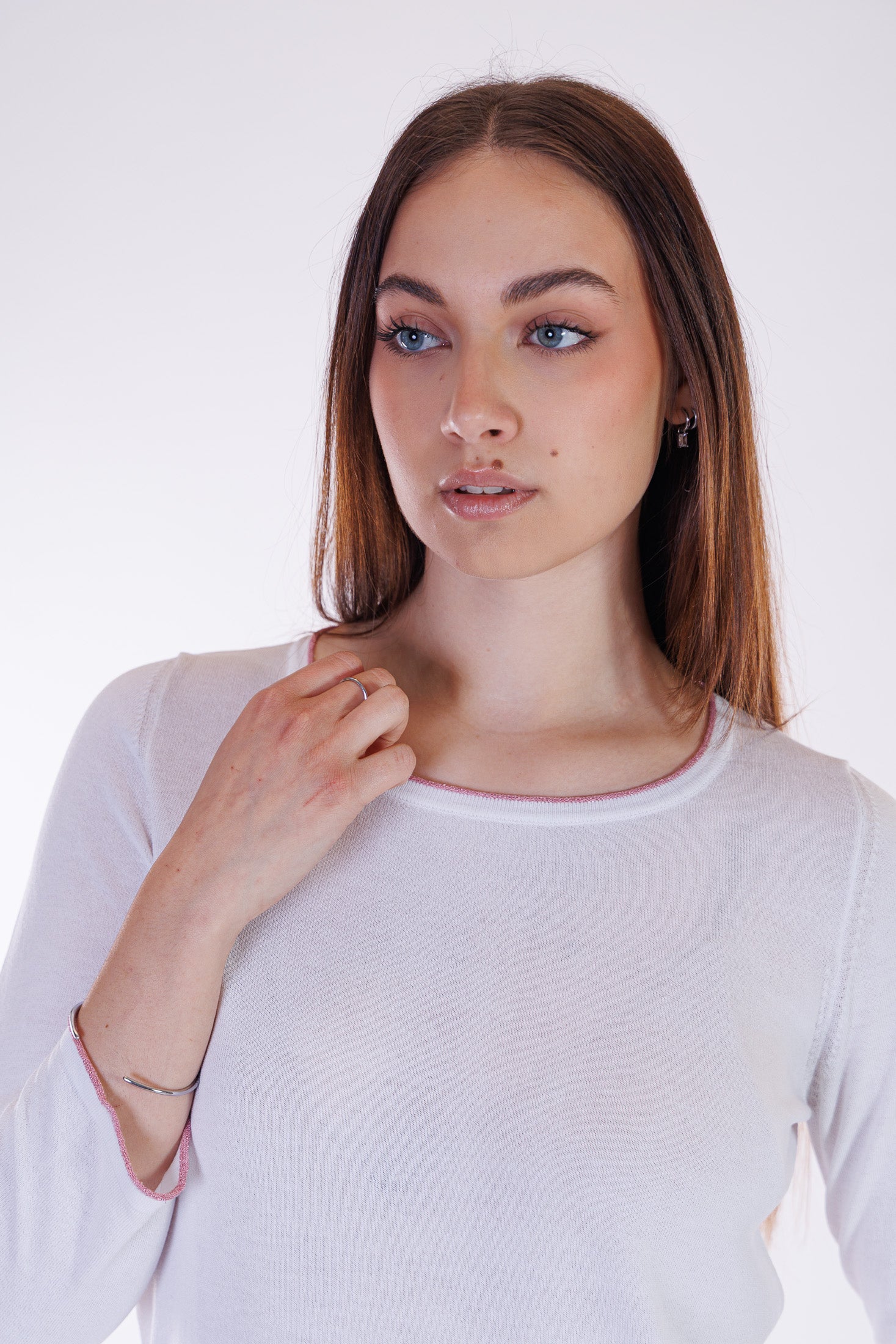 Maglia profili lurex