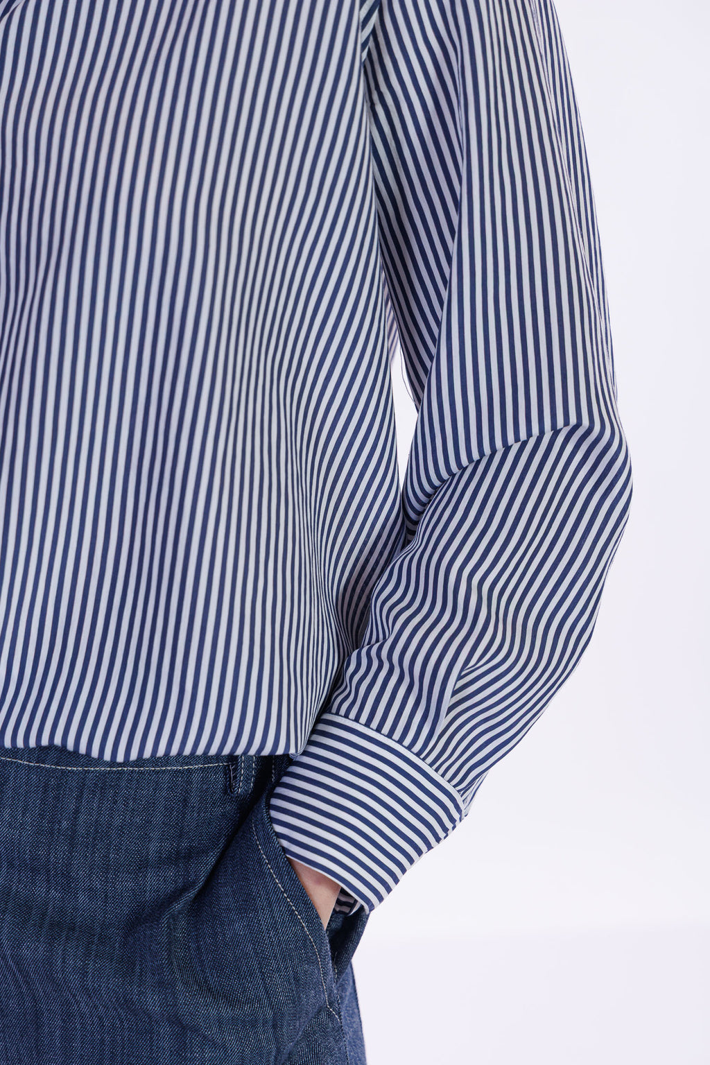 Camicia over righe