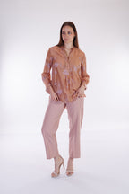 Camicia voile ricami