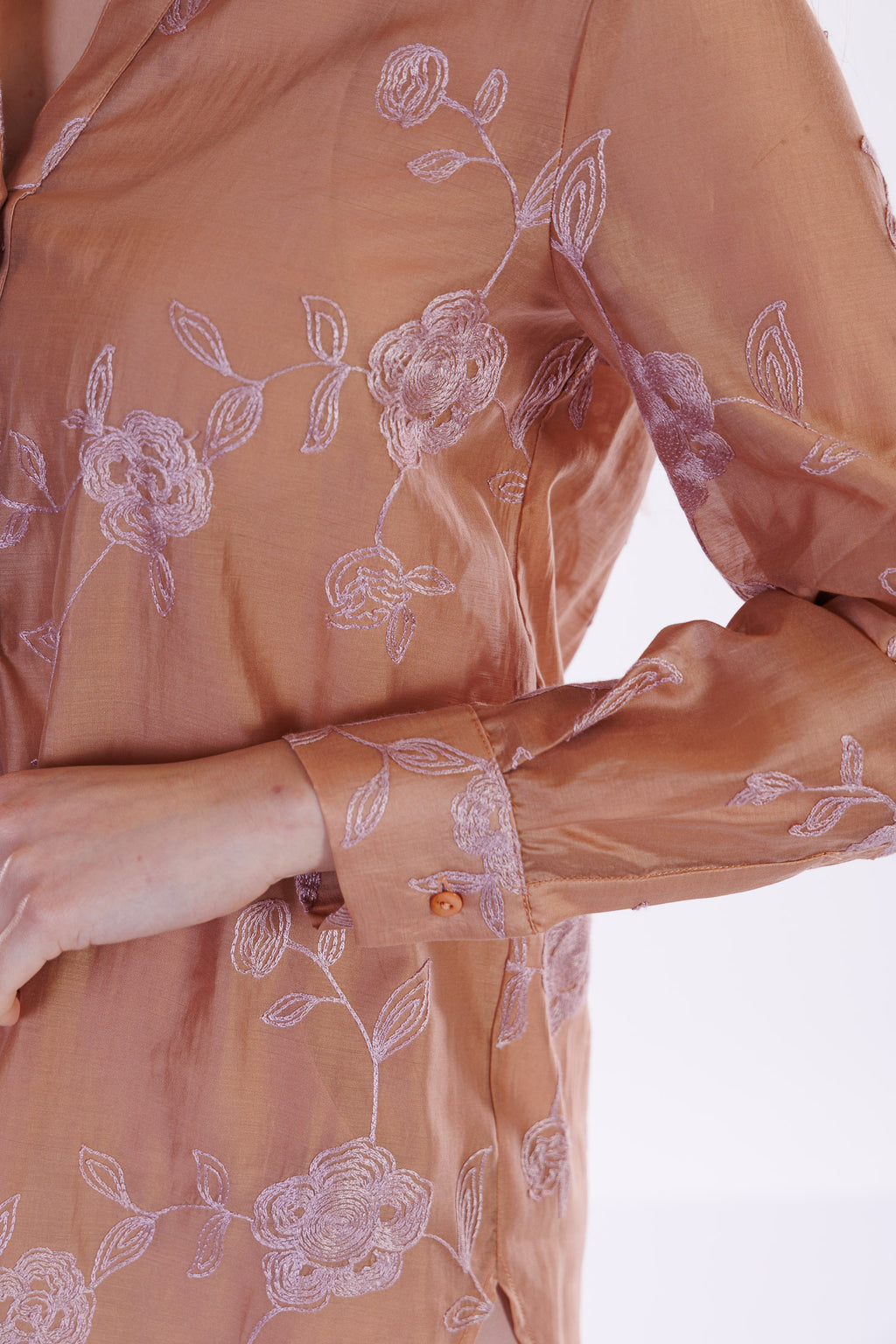 Camicia voile ricami