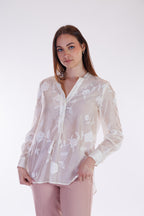 Camicia voile ricami