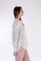 Camicia voile ricami