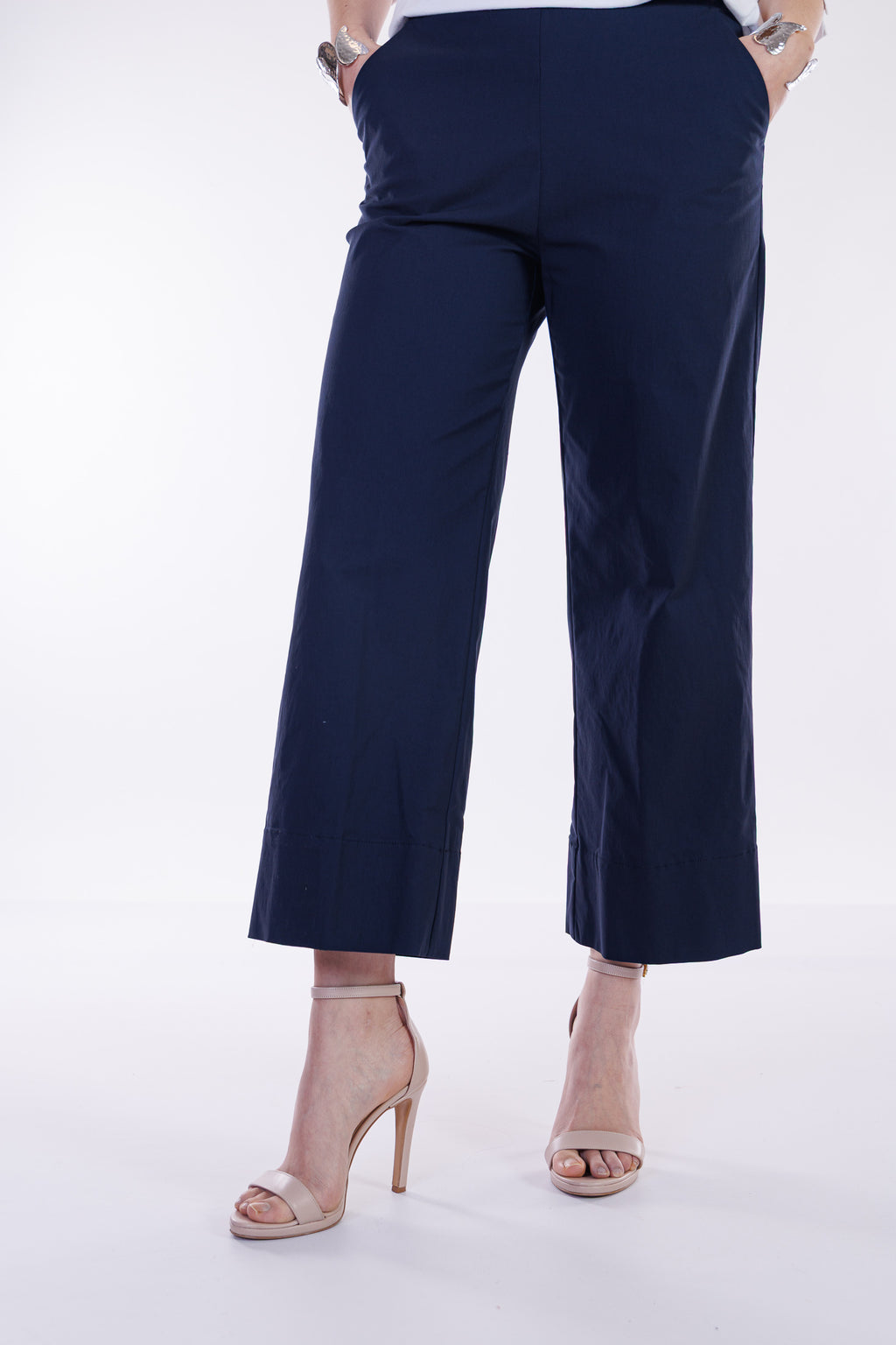 Pantalone cropped viscosa
