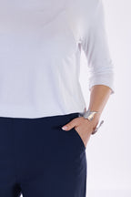 Pantalone cropped viscosa