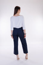 Pantalone cropped viscosa