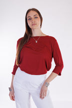 Pantalone cropped viscosa