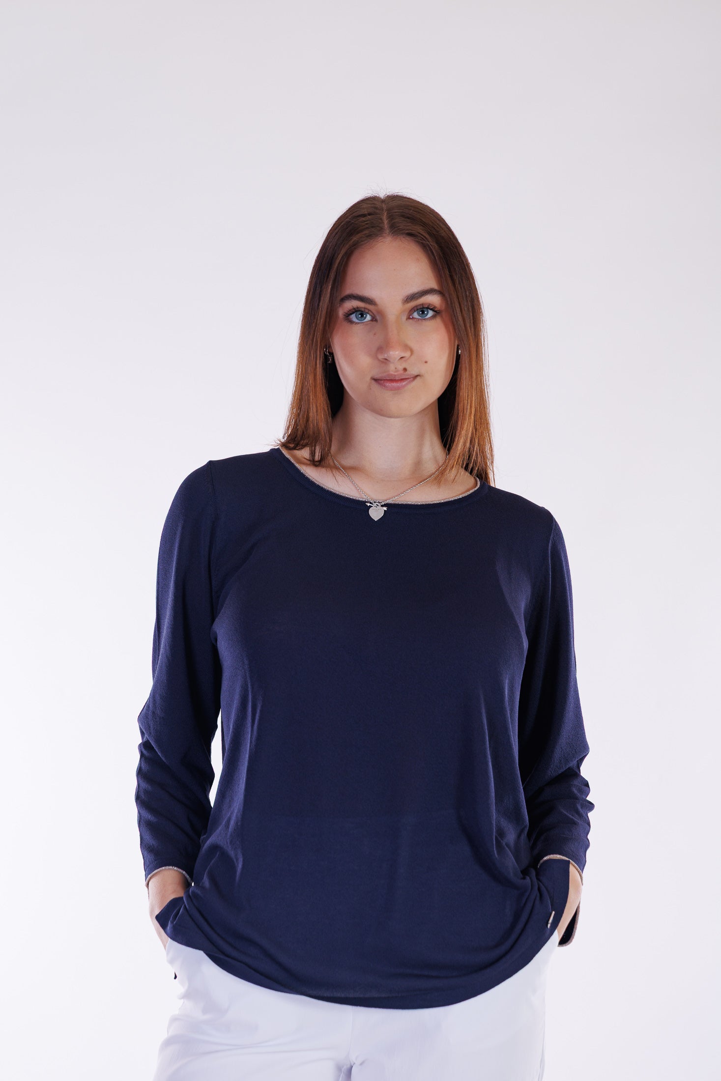 Maglia profili lurex