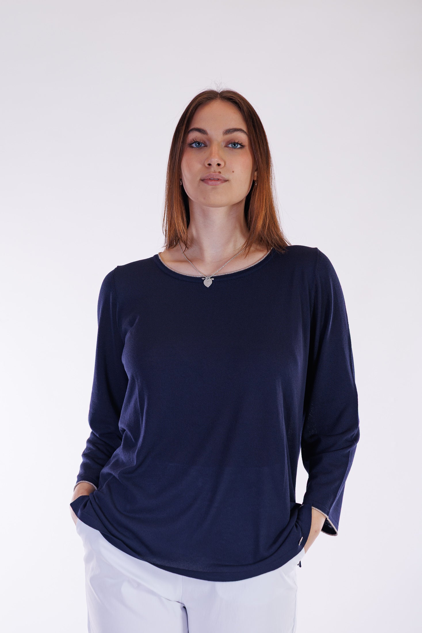 Maglia profili lurex
