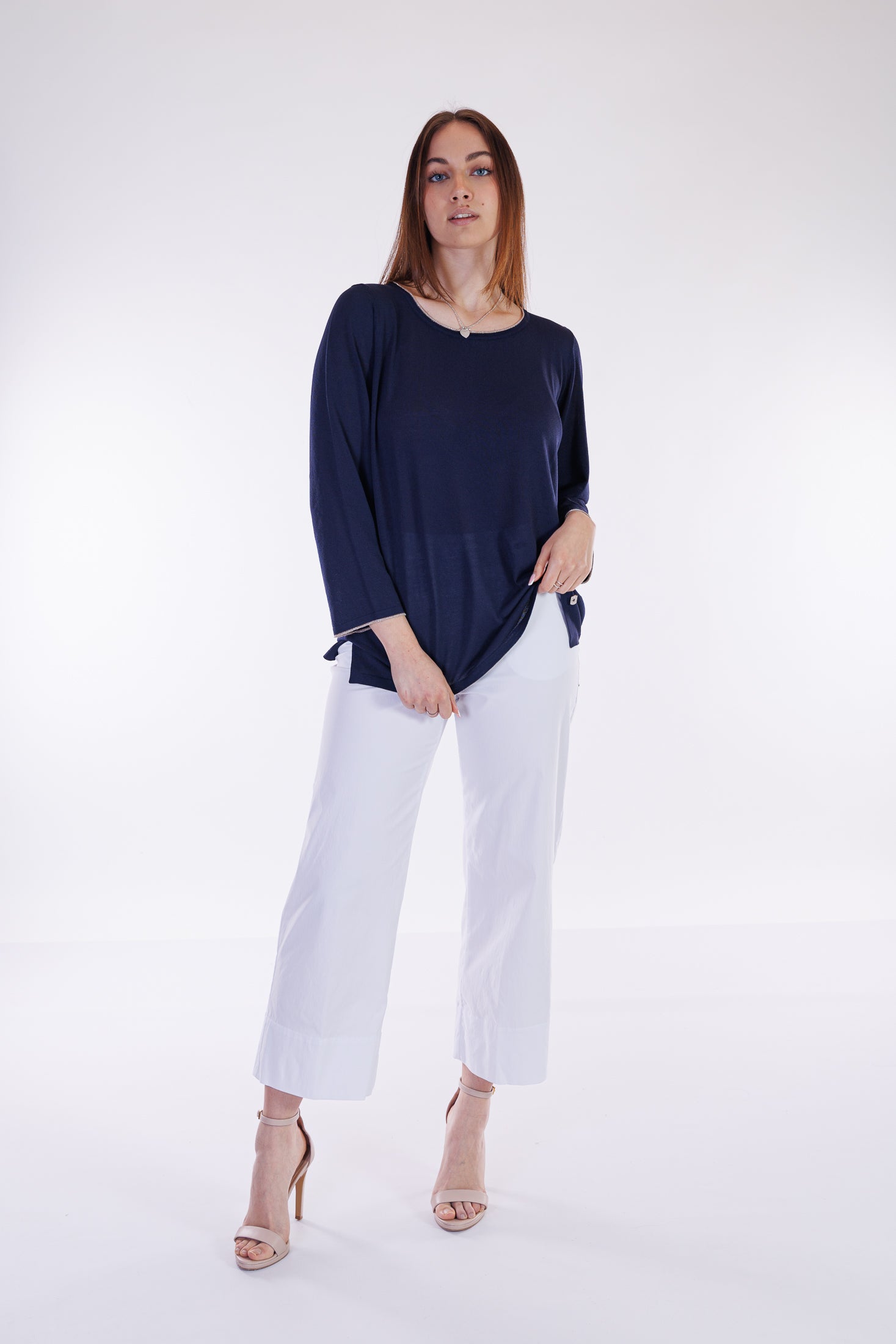 Maglia profili lurex