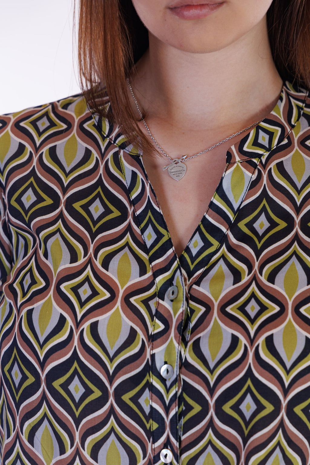 Camicia fantasia geometrica