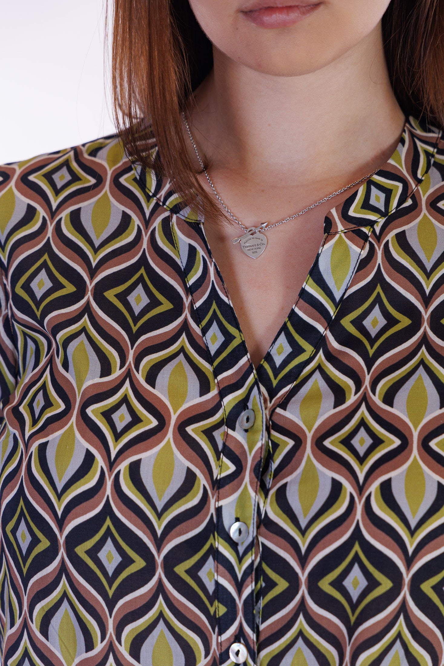 Camicia fantasia geometrica