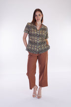 Camicia fantasia geometrica