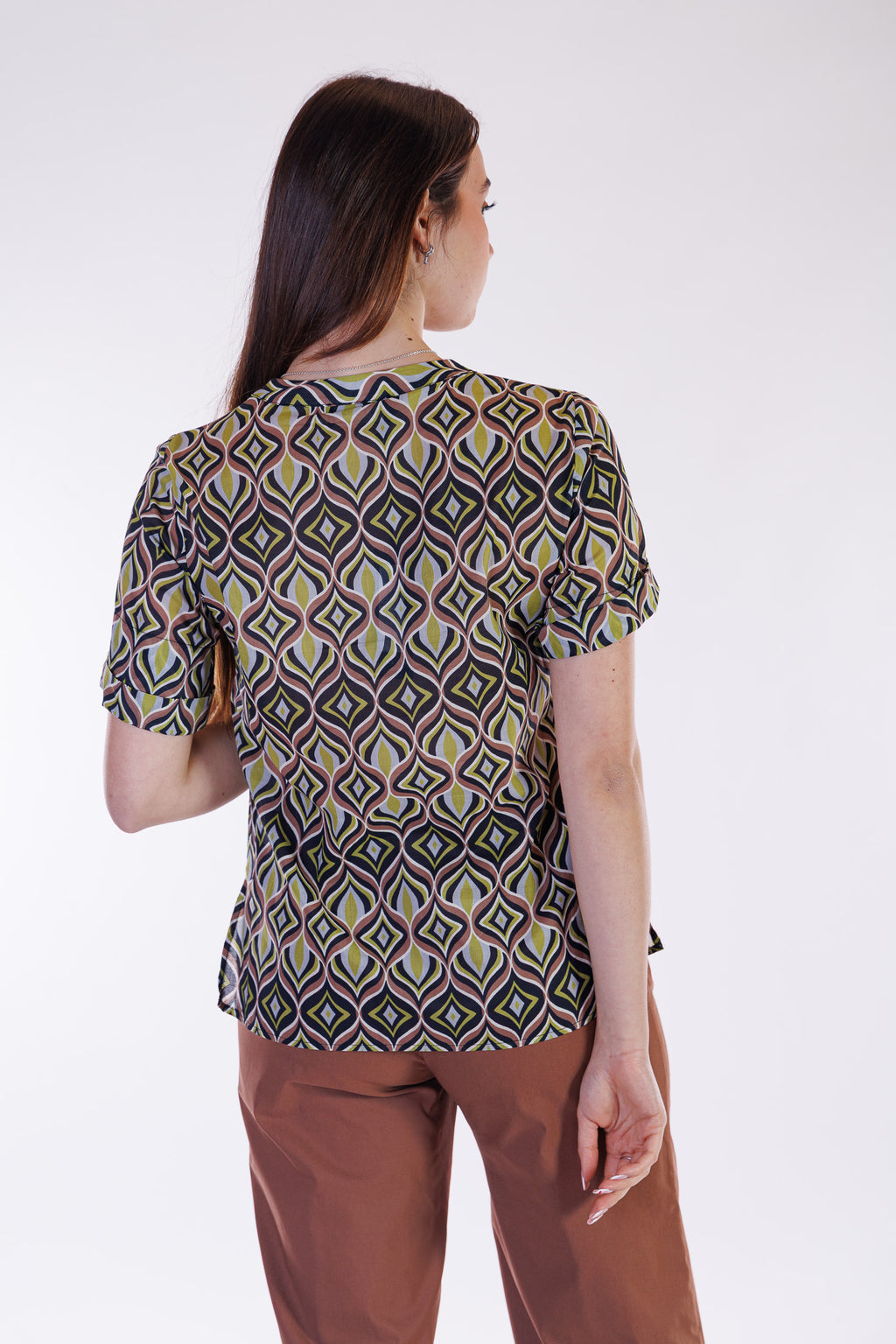Camicia fantasia geometrica